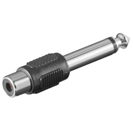 MicroConnect Adapter 63mm - RCA M-F - High Quality Audio Connector - AUDANG